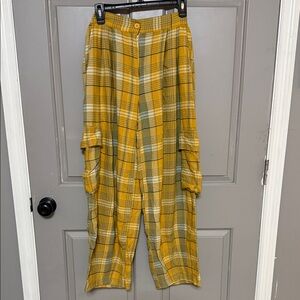 Urban Outfitters Yellow and Blue Knit Top